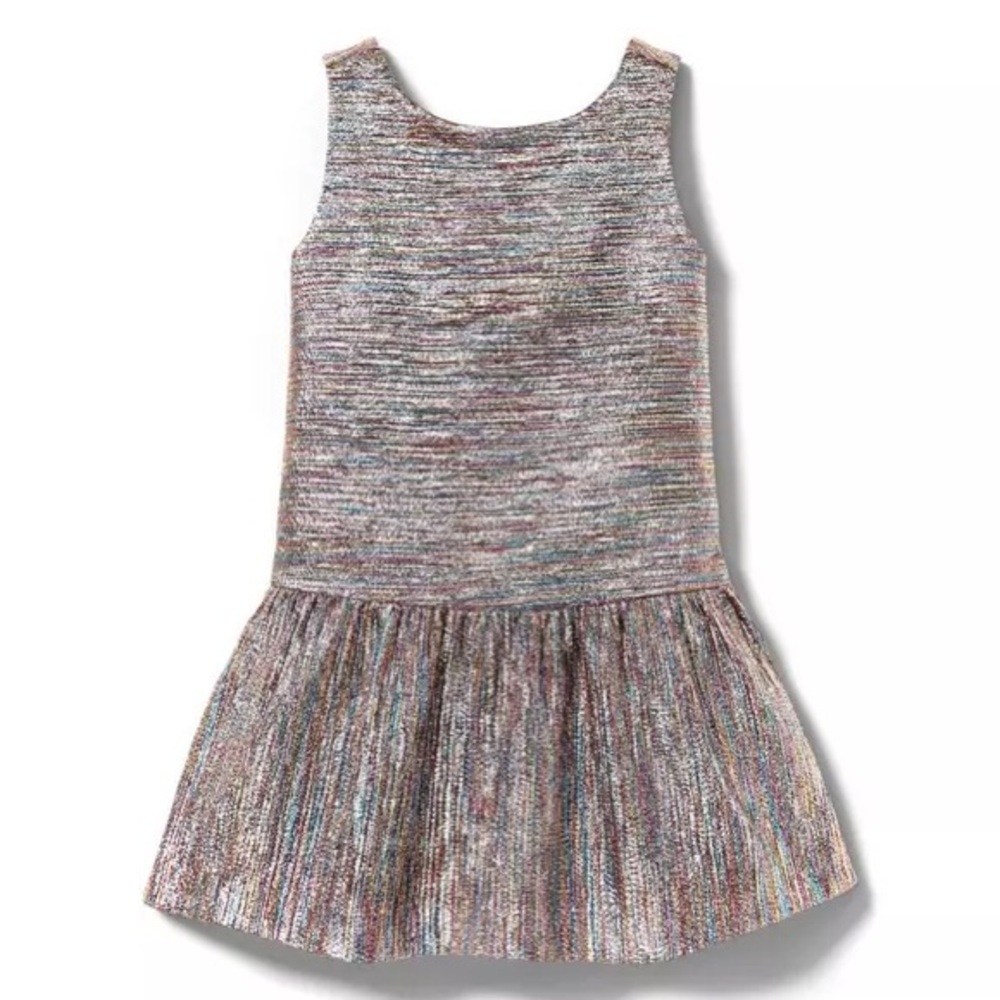 NWT Janie and Jack X Rachel Zoe Rainbow Plisse Dress
